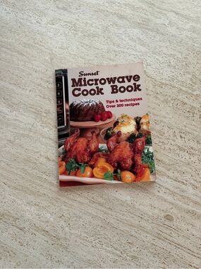 Vintage Sunset Microwave Cookbook